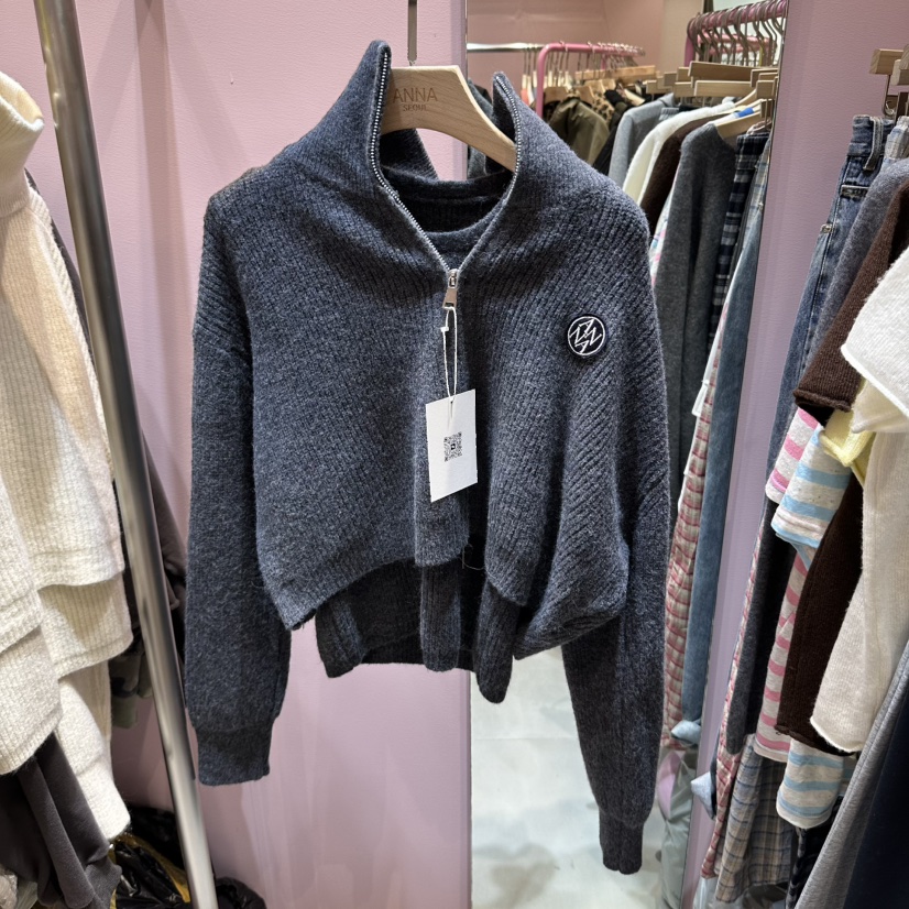 ANNA-P東大門實拍女士新品人氣推薦真品時尚熱賣休閑毛衣ANNA毛衣圖色2
