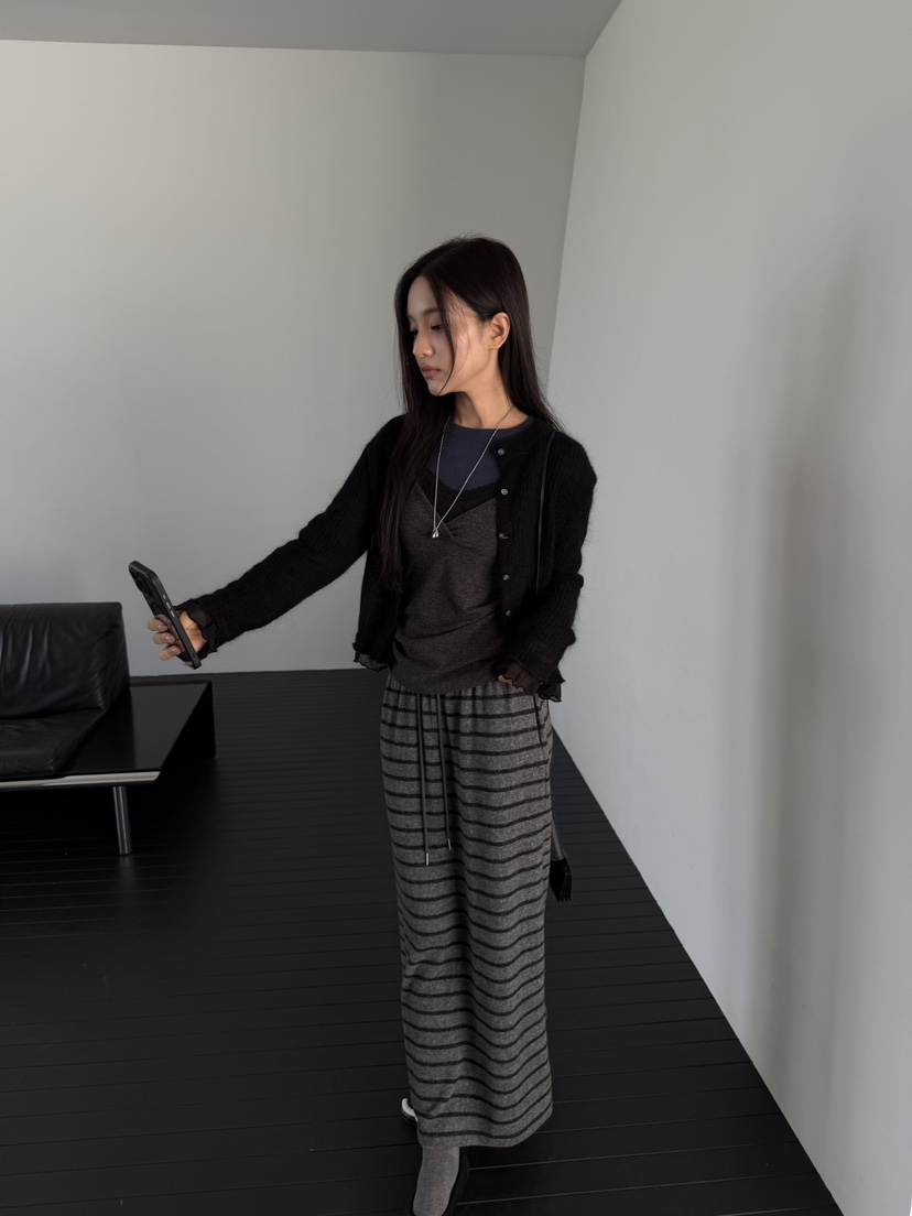 SPECIAL韓國代購女裝新品休閑人氣真品熱賣時尚推薦長裙SPECIAL長裙
