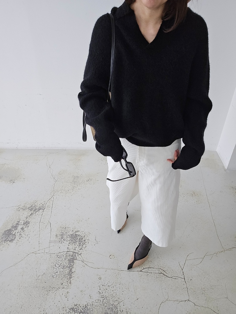 J SHOP東大門直郵女士新品推薦休閑真品人氣針織衫馬海毛J_SHOP針織衫圖色3黑色