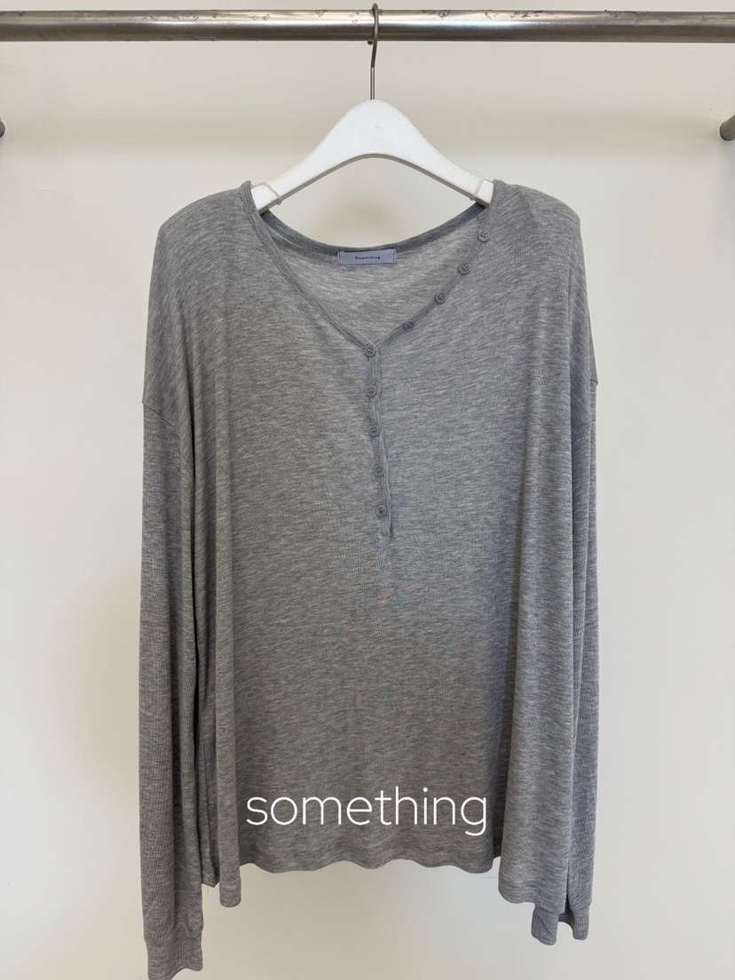 SOMETHING-L/FANCY韓國直郵女士新品時尚熱賣休閑長袖T恤SOMETHING-L/FANCY長袖T恤圖色2