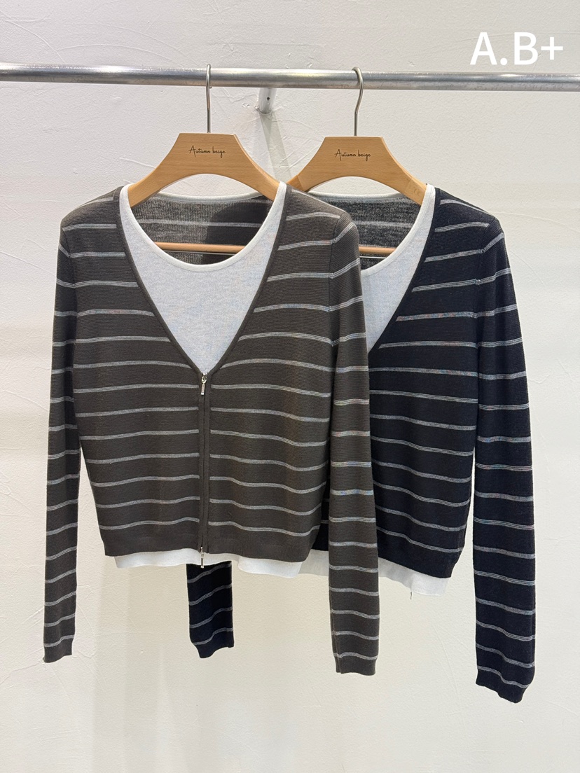 AUTUMN BEIGE東大門直郵女裝新品熱賣休閑推薦真品針織衫A.b+/AUTUMN BEIGE針織衫