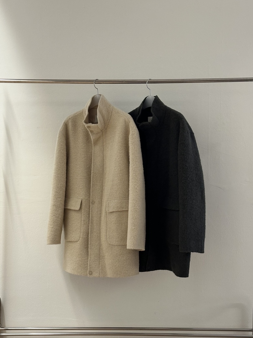 RIVER RAIN東大門實拍女裝新品真品休閑中長款大衣手工制品RIVER RAIN中長款大衣