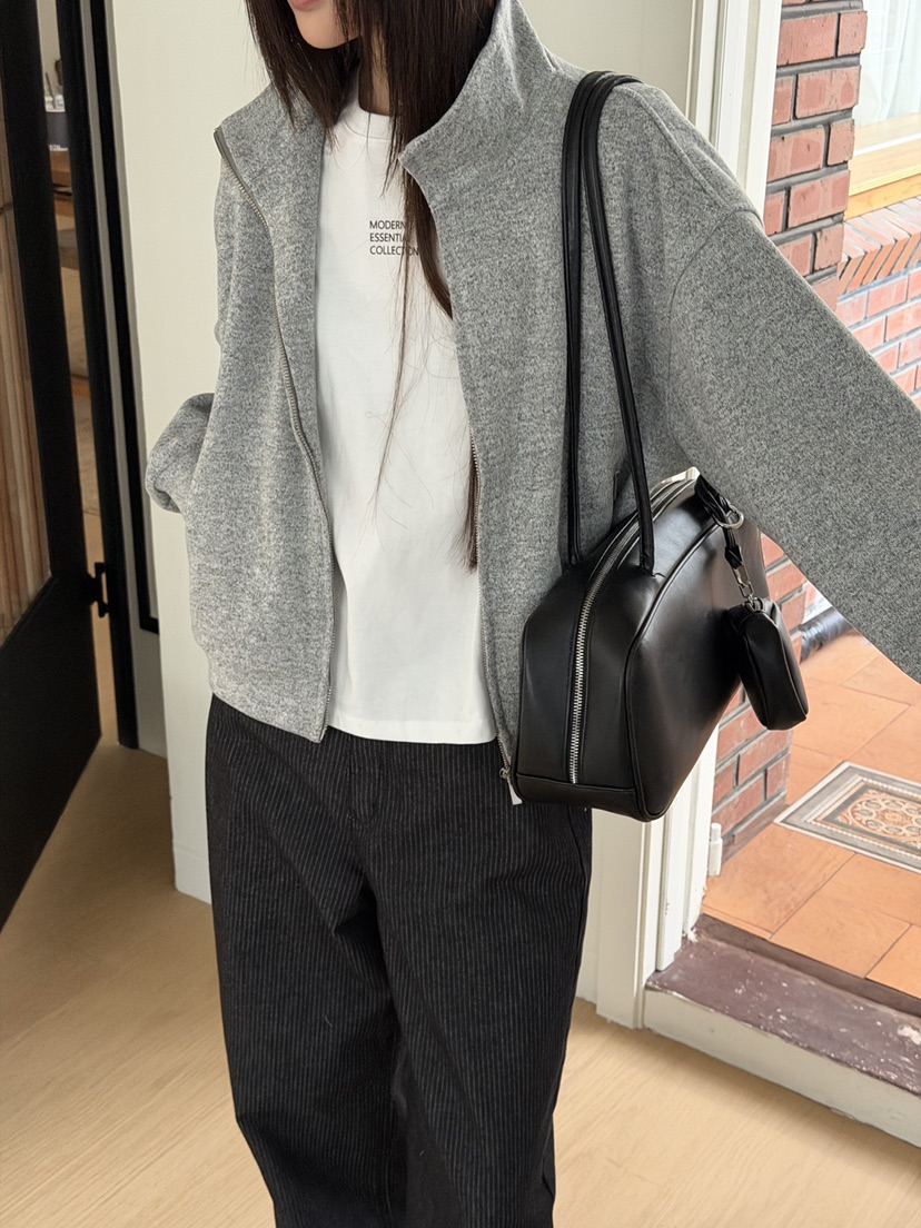 RIVER RAIN韓國直郵女裝新品推薦真品人氣時尚休閑夾克拉鏈RIVER RAIN夾克