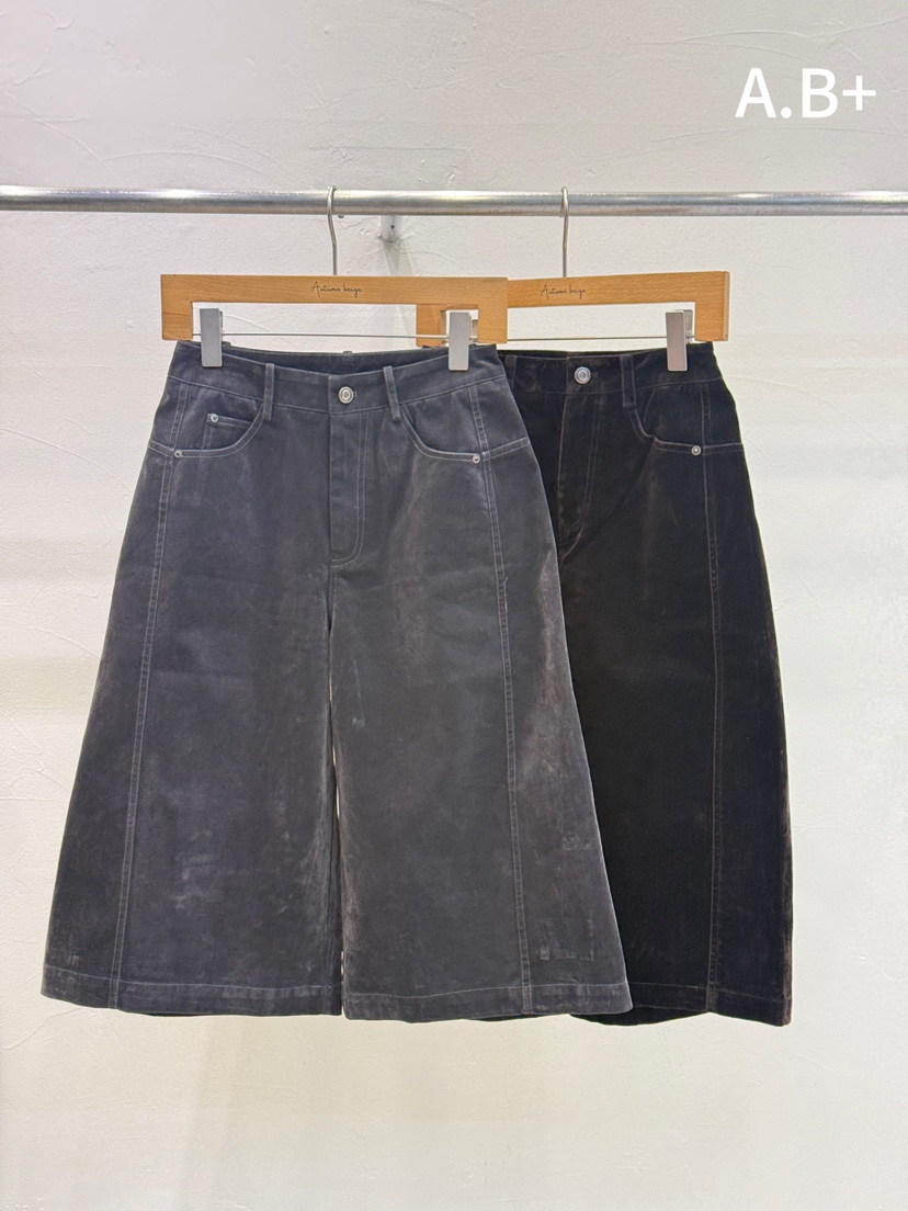 AUTUMN BEIGE東大門代購女裝新品時尚真品人氣休閑褲皮褲A.b+/AUTUMN BEIGE休閑褲