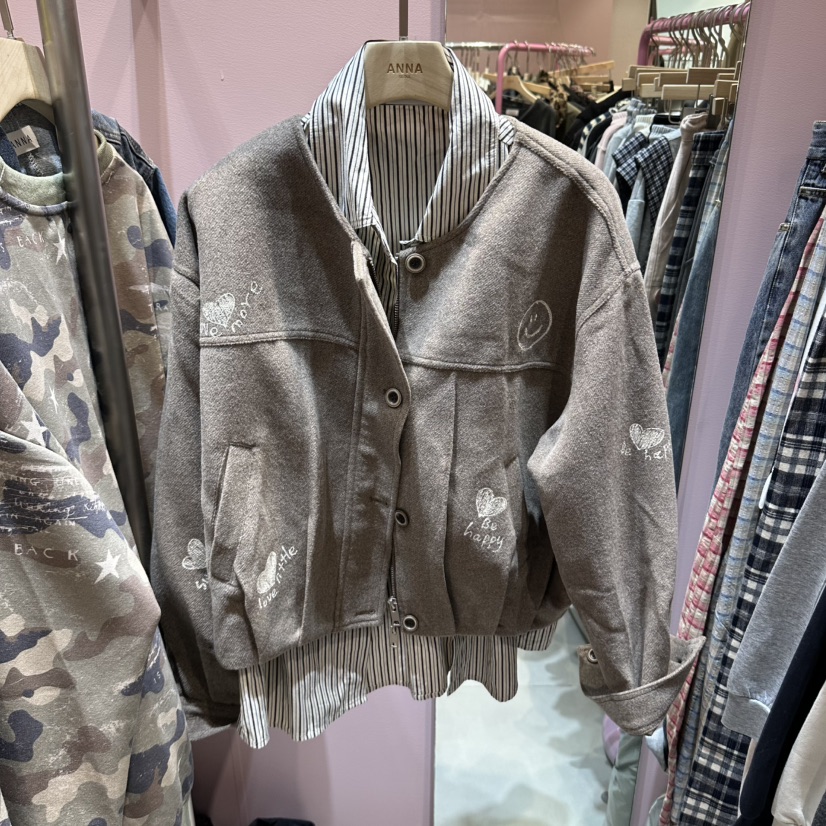 ANNA-P韓國直郵女裝新品時尚推薦休閑真品人氣熱賣夾克ANNA夾克圖色1