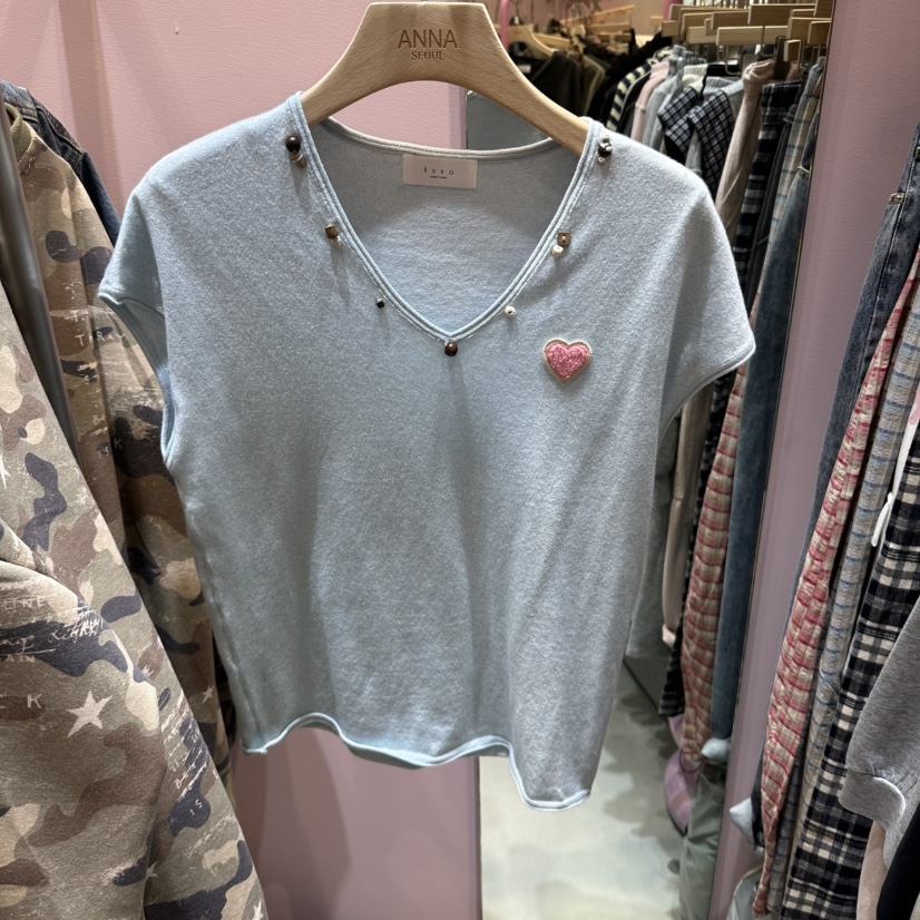 ANNA-P韓國直郵女士新品人氣推薦熱賣休閑時尚真品T恤ANNAT恤圖色1