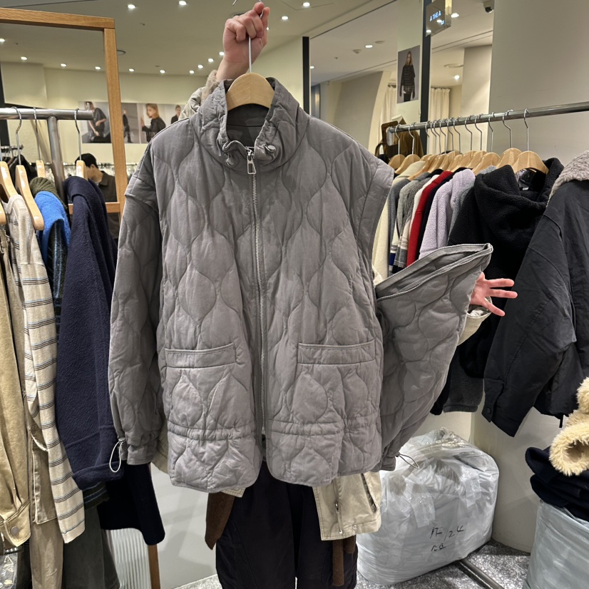 SOF韓國直郵女裝新品推薦人氣熱賣休閑真品短款棉服可拆卸SOF短款棉服圖色2