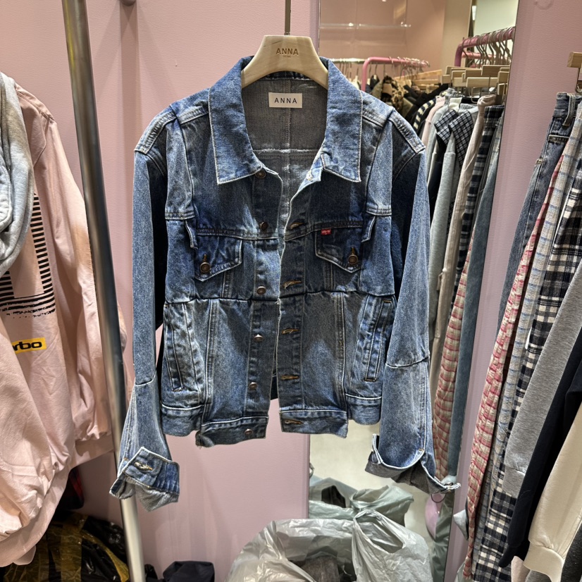 ANNA-P東大門代購女士新品人氣時尚熱賣推薦休閑真品夾克ANNA夾克圖色1