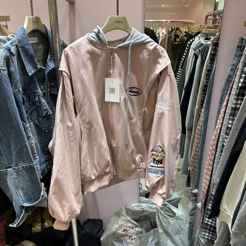 ANNA-P東大門實拍女裝新品休閑人氣時尚推薦真品熱賣夾克ANNA夾克圖色1