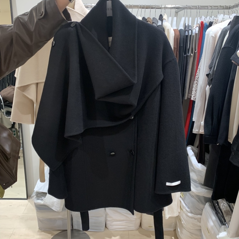 LOVE SOME韓國直郵女士新款時尚推薦熱賣短款大衣手工制品LOVE SOME短款大衣圖色2