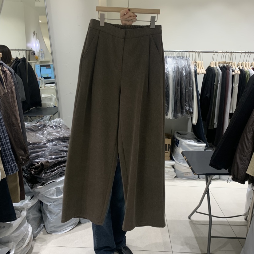NAVYBURST韓國直郵女裝新品熱賣人氣推薦休閑時尚真品休閑褲NAVY BURST休閑褲圖色3棕色
