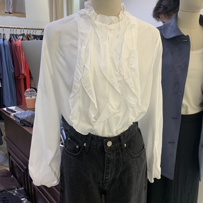 ARROW韓國直郵女士新品熱賣真品人氣時尚推薦休閑襯衫蕾絲衫ARROW襯衫/蕾絲衫圖色2
