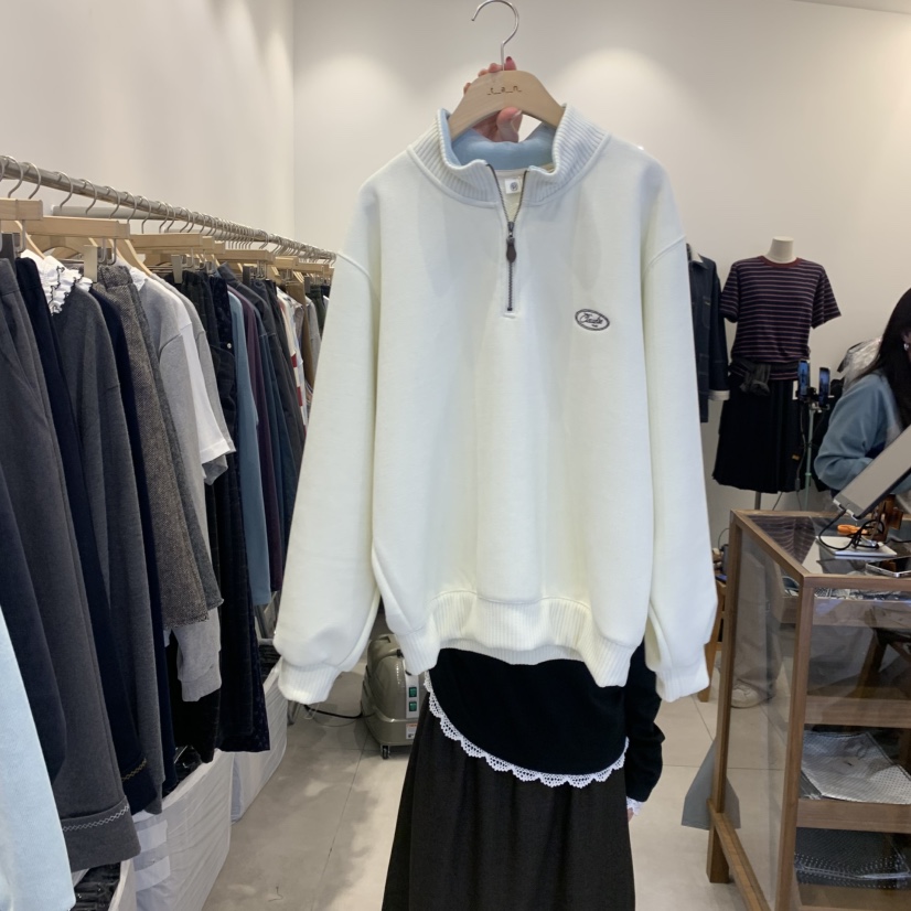 TAN&amp;COMO東大門直郵女裝新款推薦休閑時尚人氣衛衣加絨tan-COMO衛衣圖色1
