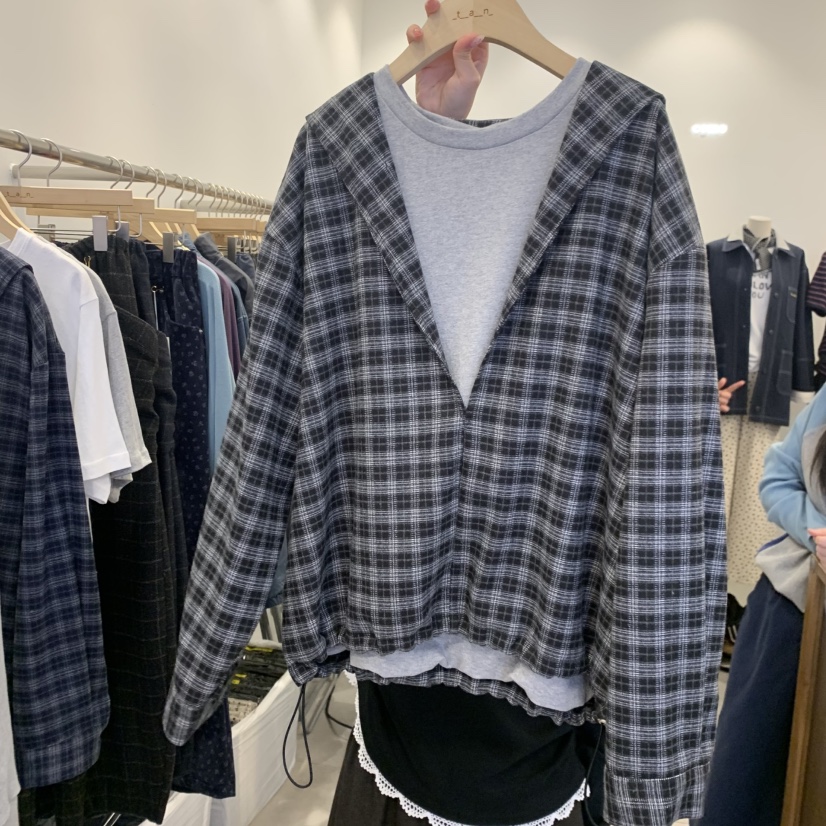 TAN&amp;COMO東大門代購女裝新款熱賣休閑真品衛衣假兩件tan-COMO衛衣圖色2