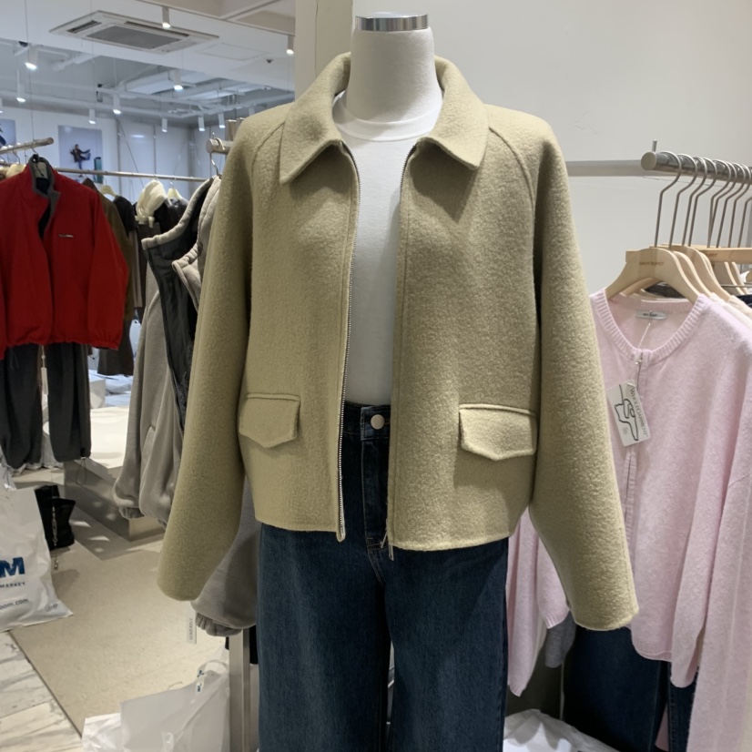 NAVYBURST東大門實拍女士新品推薦時尚真品休閑熱賣短款大衣NAVY BURST短款大衣圖色1