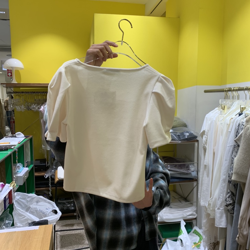 LE MASTERPLACE東大門直郵女士新品休閑時尚人氣T恤天鵝絨Le masterpieceT恤