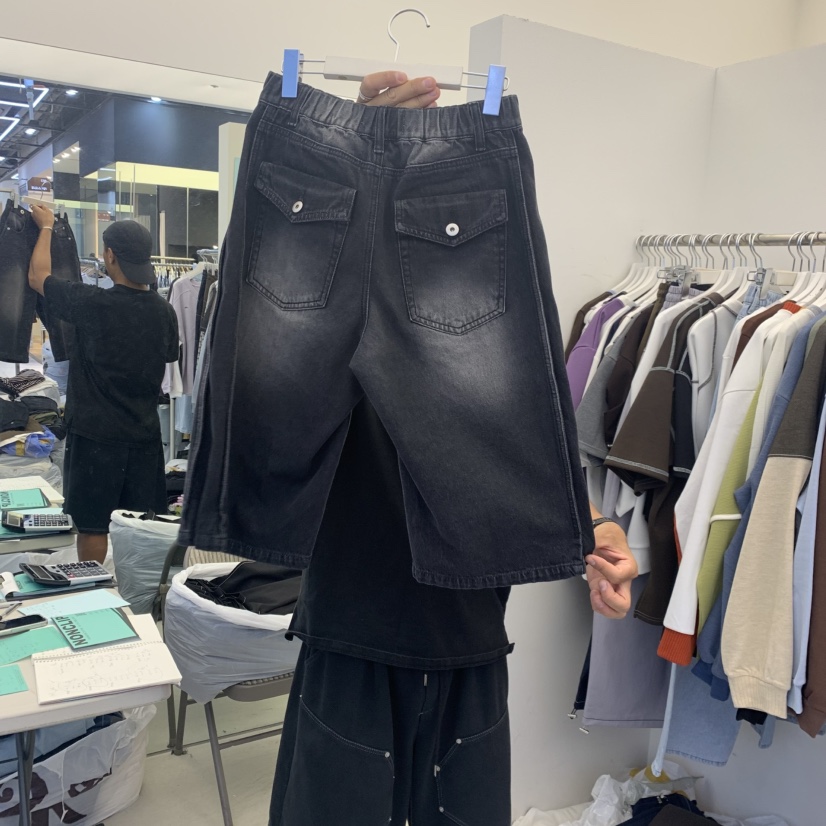 NON CLIP東大門直郵女士新品人氣真品熱賣短褲水洗牛仔布NON CLIP短褲