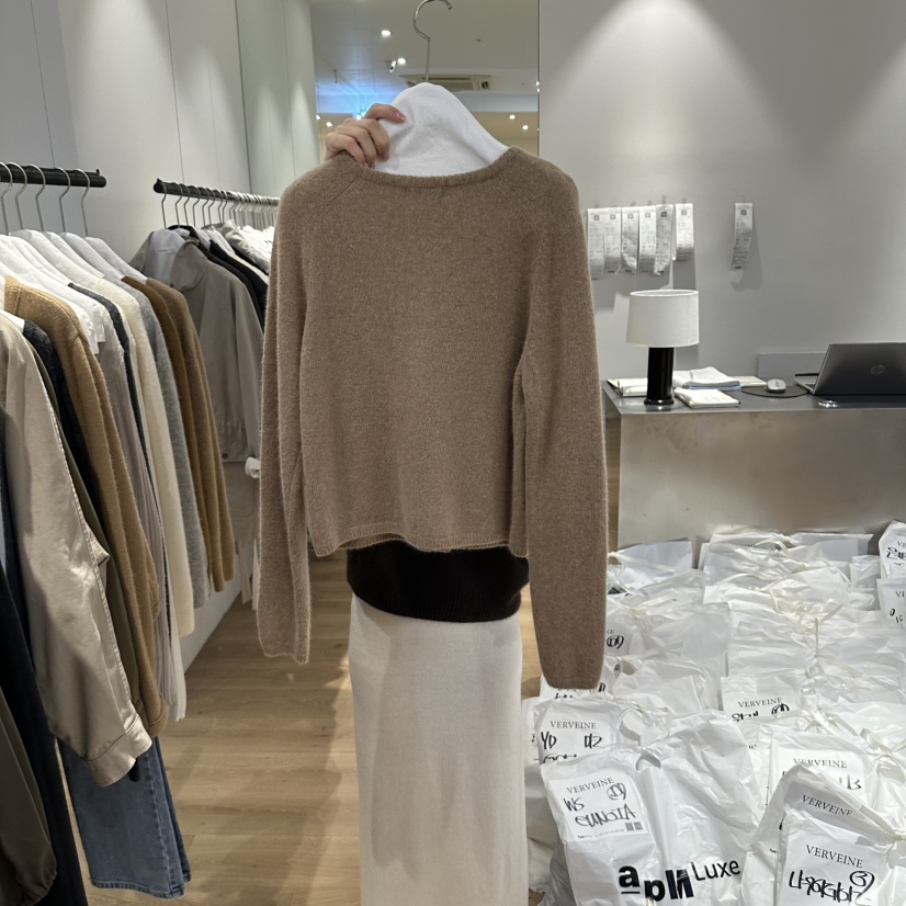 VERVEINE韓國代購女士新品休閑時尚真品熱賣開衫浣熊開襟VERVEINE開衫