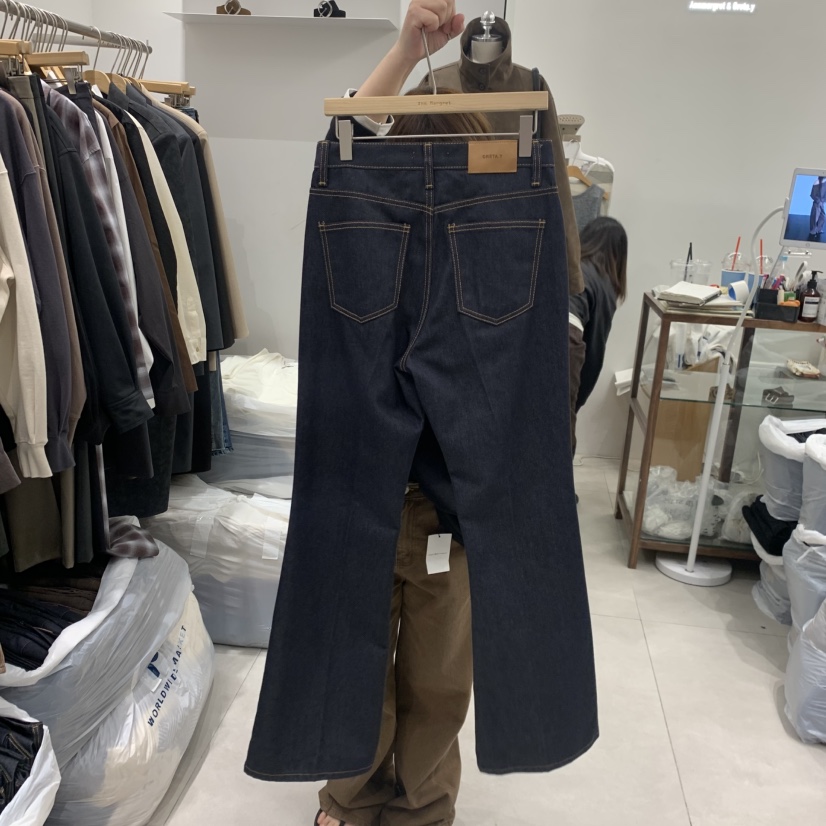 ANN MARGRET東大門實拍女士新款真品牛仔褲喇叭GRETA.Y牛仔褲
