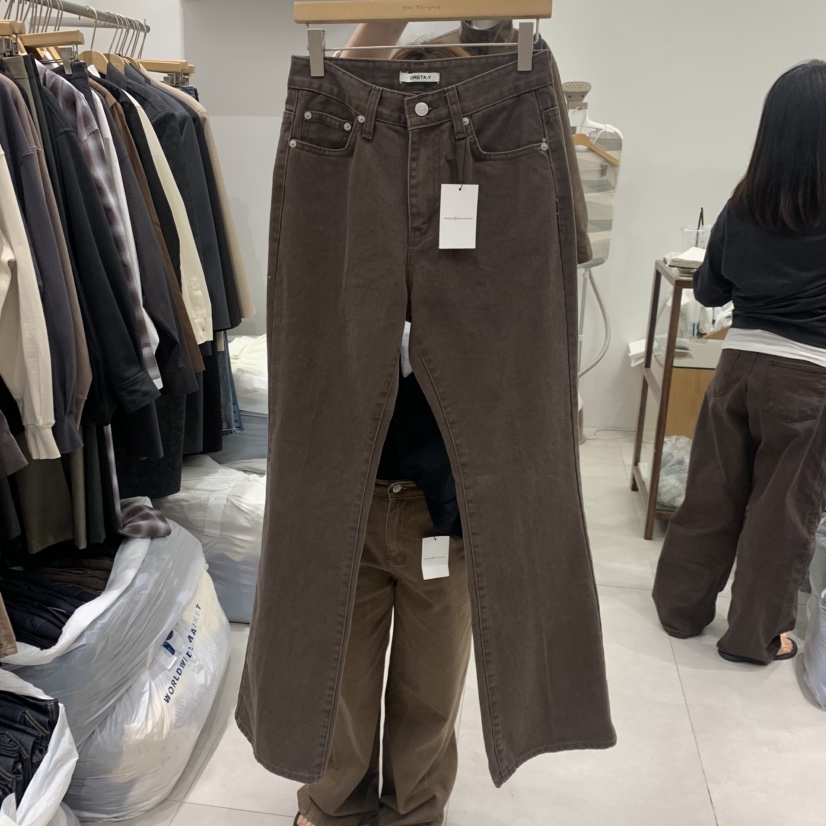 ANN MARGRET東大門實拍女士新款真品牛仔褲喇叭GRETA.Y牛仔褲圖色2