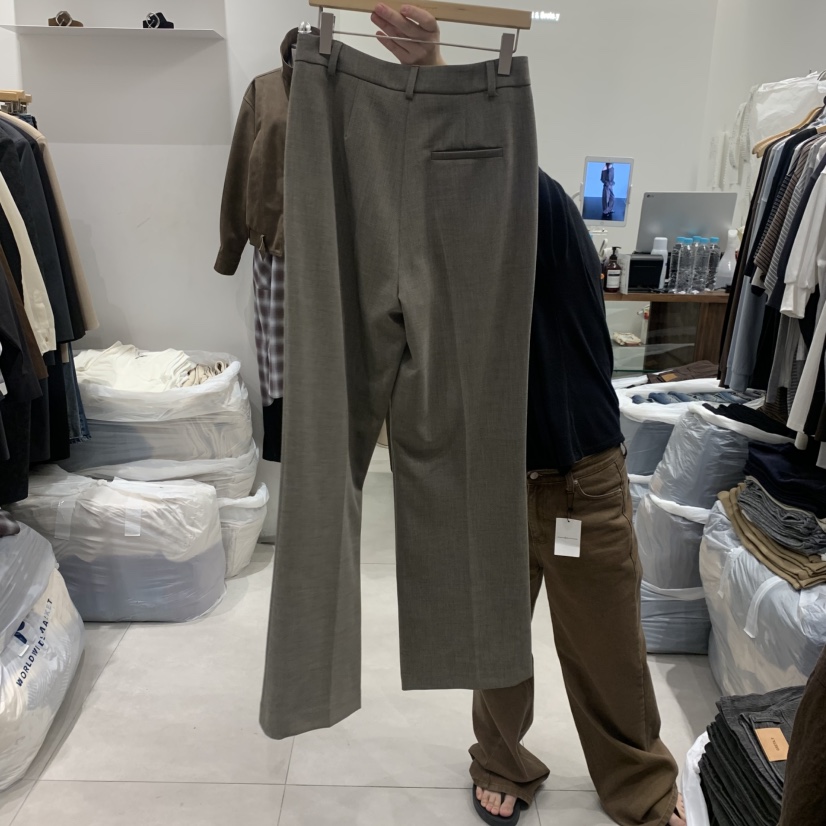 ANN MARGRET韓國直郵女裝新款休閑休閑褲直筒GRETA.Y休閑褲