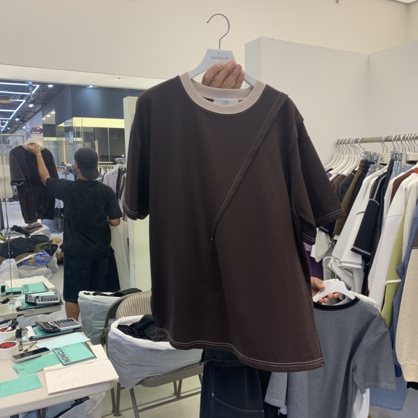 NON CLIP東大門代購女裝新款時尚休閑真品熱賣人氣推薦T恤NON CLIPT恤圖色3