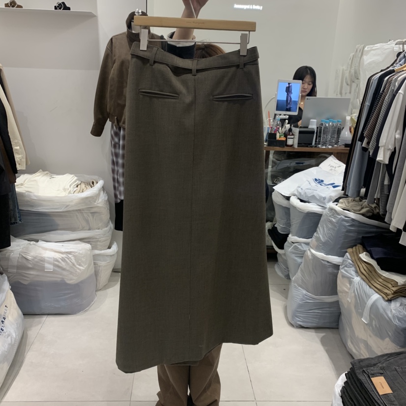 ANN MARGRET東大門直郵女裝新品時尚長裙含腰帶GRETA.Y長裙