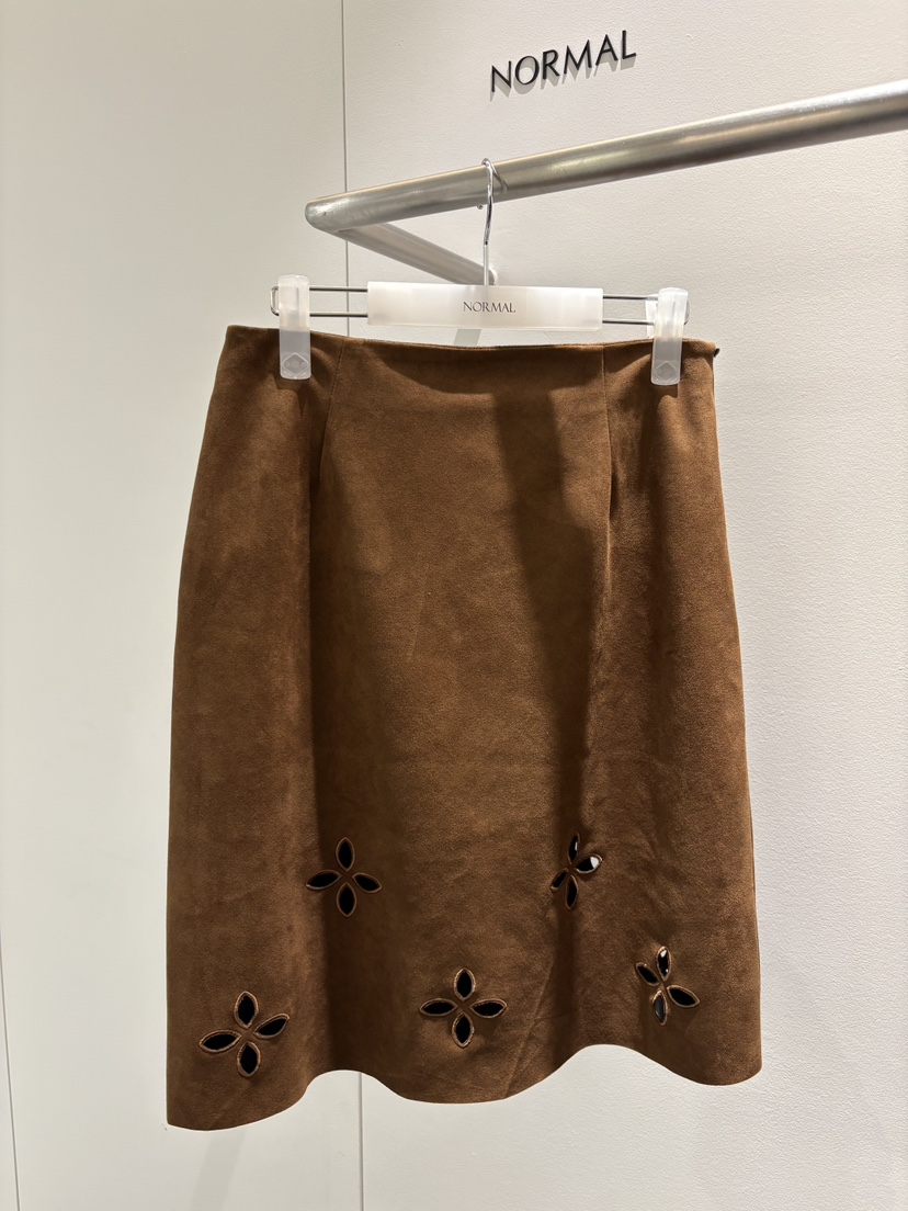 NORMAL東大門直郵女裝新品時尚人氣休閑半身裙中短裙刺繡NORMAL半身裙/中短裙圖色1