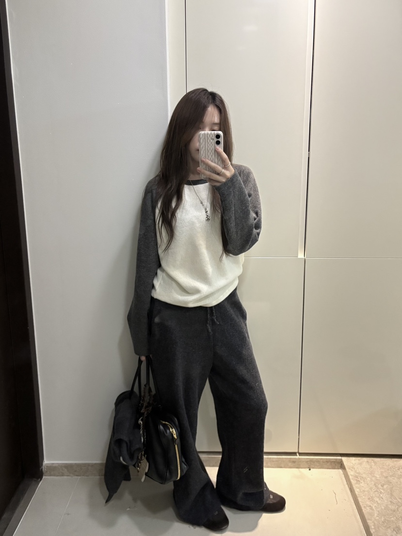 MUGE東大門代購女裝新品人氣時尚真品休閑熱賣休閑褲羅紋MUGE休閑褲
