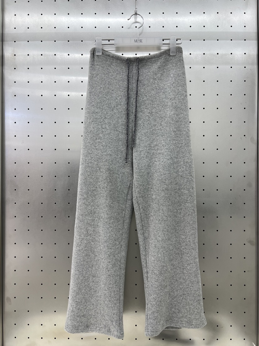 MUGE東大門代購女裝新品人氣時尚真品休閑熱賣休閑褲羅紋MUGE休閑褲圖色3