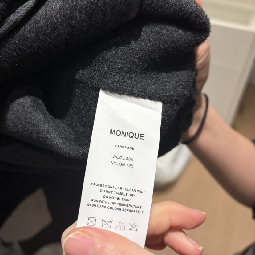 MONIQUE韓國代購女裝新款真品推薦熱賣時尚人氣休閑夾克高領MONIQUE夾克