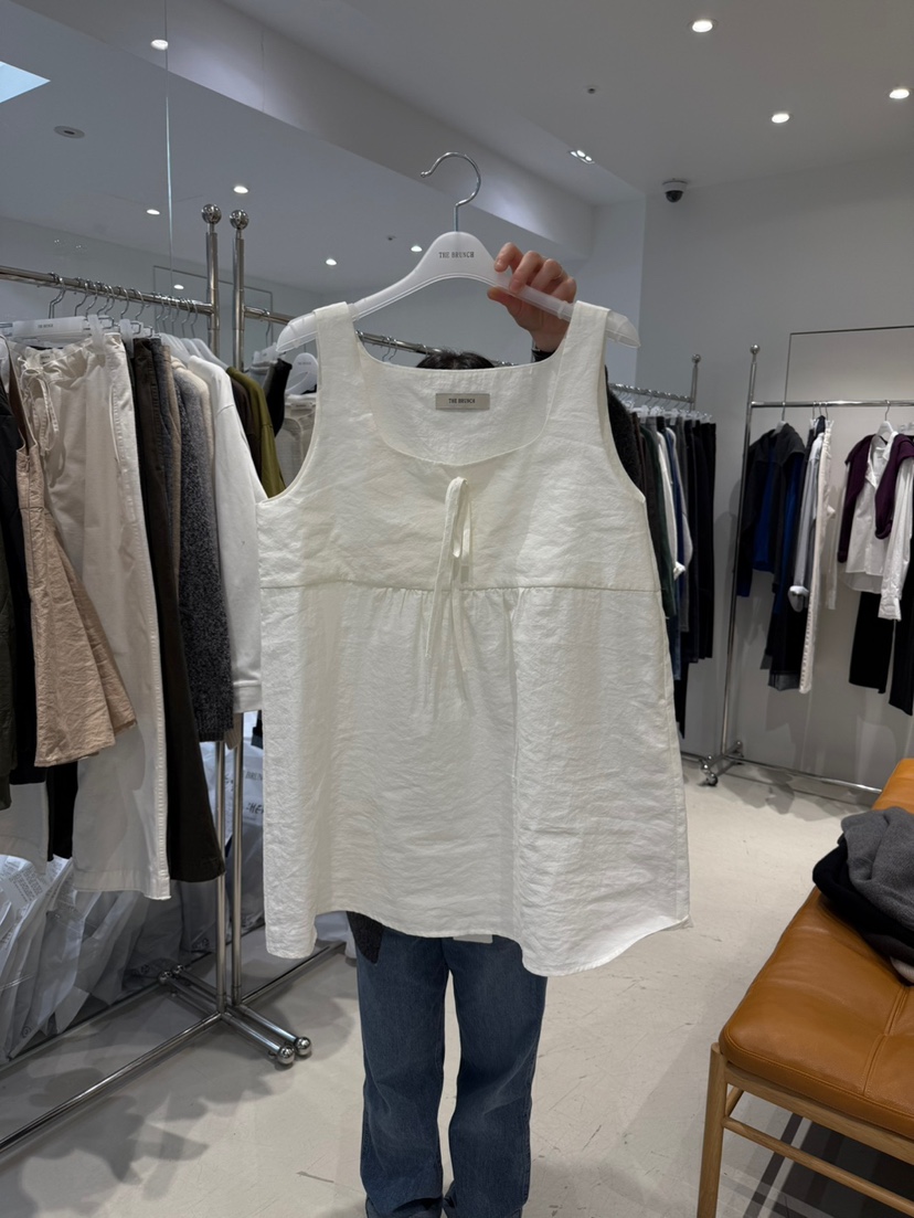THE BRUNCH東大門代購女裝新品時尚休閑熱賣吊帶背心絲帶THE BRUNCH吊帶/背心圖色1
