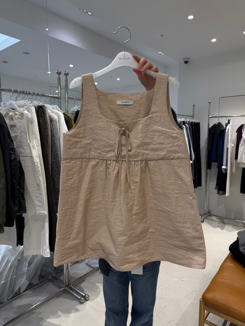 THE BRUNCH東大門代購女裝新品時尚休閑熱賣吊帶背心絲帶THE BRUNCH吊帶/背心圖色2