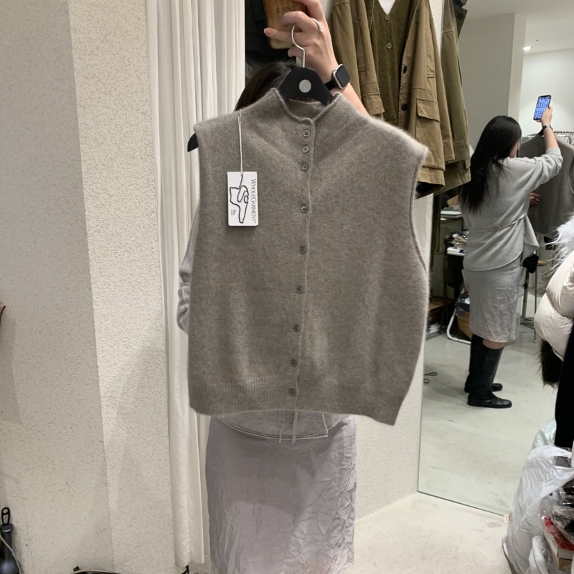 SSENIQUE東大門實拍女士新品真品熱賣推薦馬甲紐扣背心兔子SSENIQUE馬甲圖色5