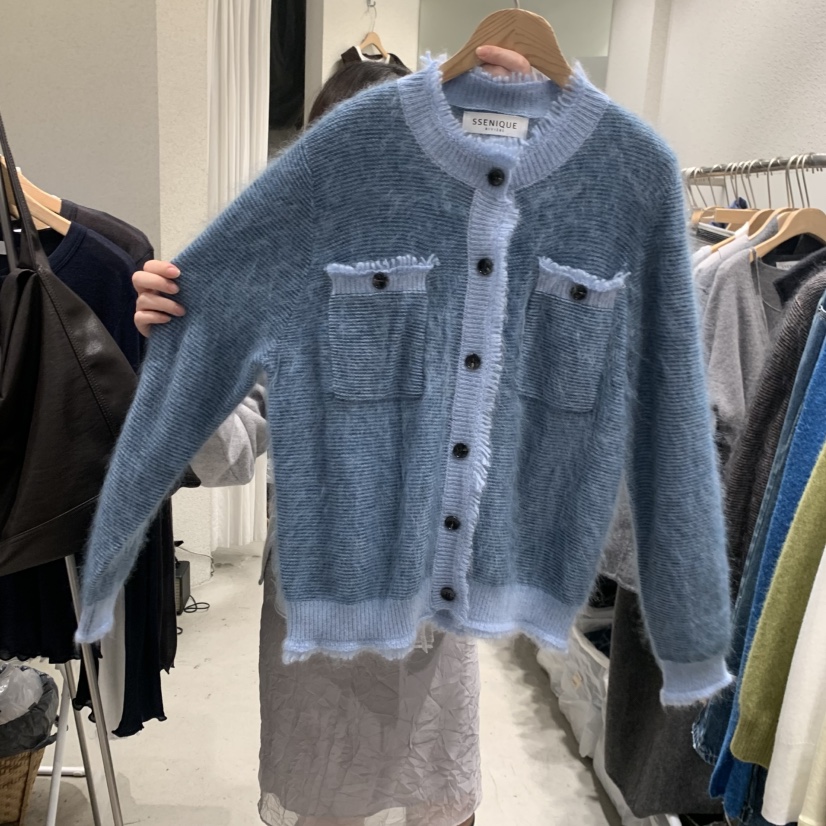 SSENIQUE東大門實拍女裝新品時尚休閑推薦熱賣真品開衫開襟SSENIQUE開衫圖色3