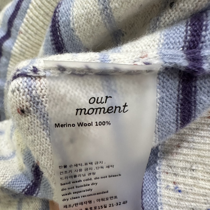 OURMOMENT韓國代購女士新品人氣休閑真品熱賣推薦時尚針織衫OURMOMENT針織衫