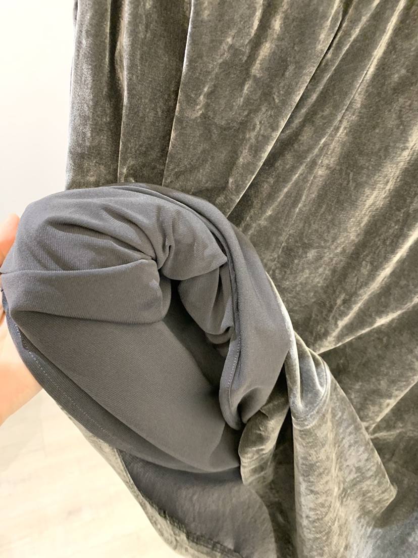 SOFTNESS東大門代購女裝新款休閑熱賣人氣時尚長裙絲絨緞帶Softness/Cosmic長裙