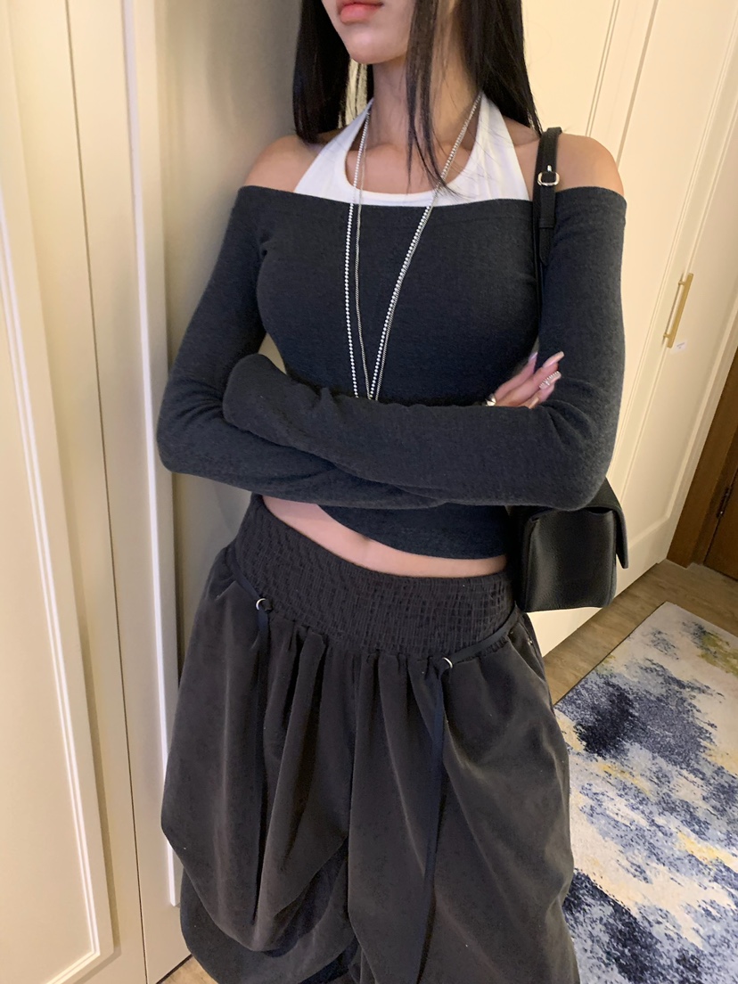 BADCALM東大門代購女士新款人氣休閑推薦熱賣真品長袖T恤BADCALM長袖T恤圖色3