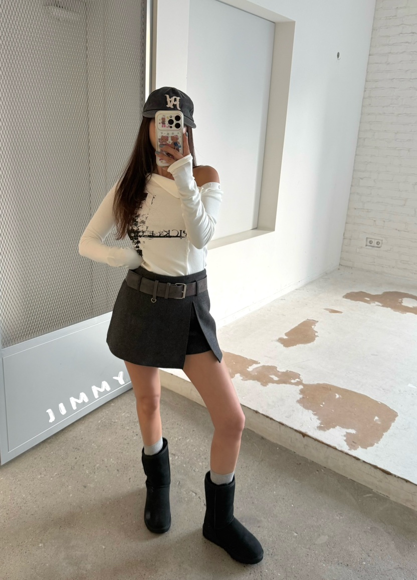 JIMMY韓國直郵女裝新款熱賣時尚人氣休閑推薦真品長袖T恤JIMMY/REMAKE長袖T恤