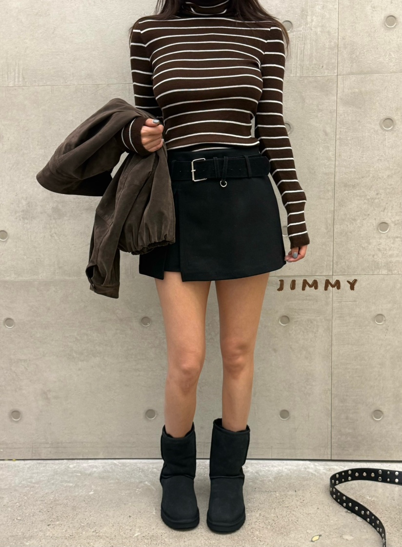 JIMMY韓國代購女士新品時尚熱賣人氣休閑推薦真品針織衫條紋JIMMY/REMAKE針織衫