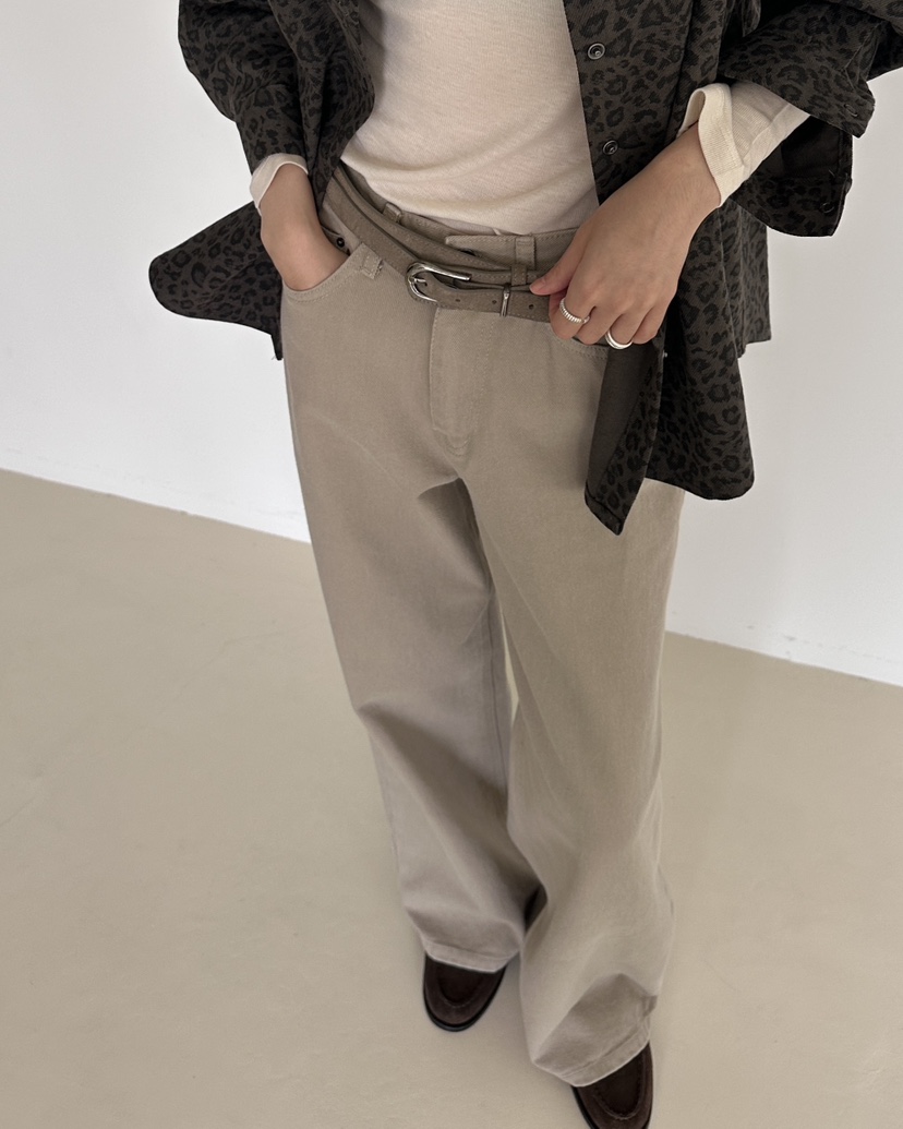 HOWDY/FACT THE NERD東大門代購女裝新款真品休閑褲不含腰帶HOWDY/FACT THE NERD休閑褲