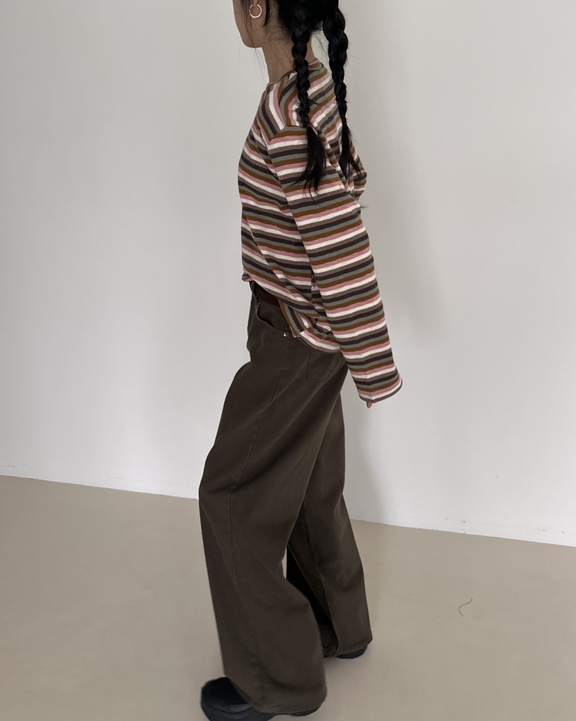 HOWDY/FACT THE NERD東大門代購女裝新款真品休閑褲不含腰帶HOWDY/FACT THE NERD休閑褲