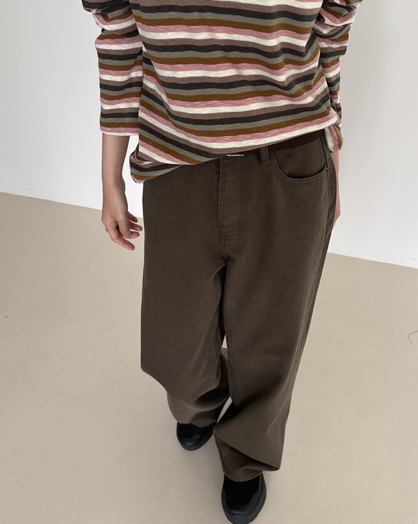 HOWDY/FACT THE NERD東大門代購女裝新款真品休閑褲不含腰帶HOWDY/FACT THE NERD休閑褲
