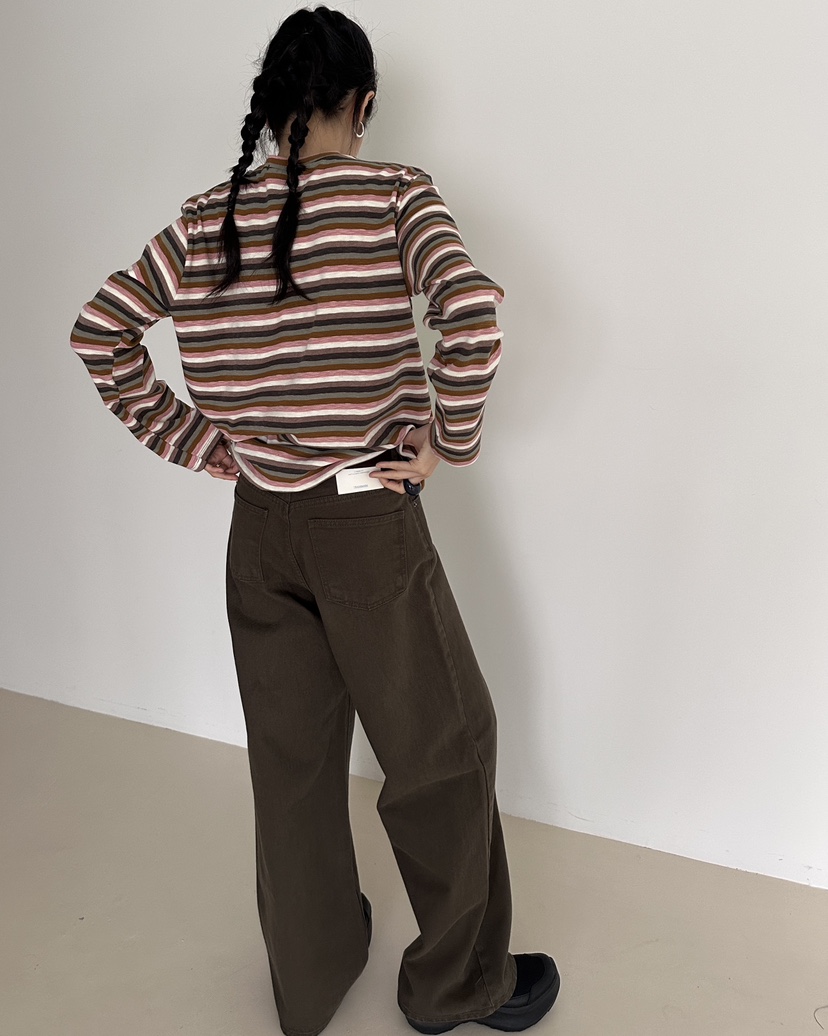 HOWDY/FACT THE NERD東大門代購女裝新款真品休閑褲不含腰帶HOWDY/FACT THE NERD休閑褲