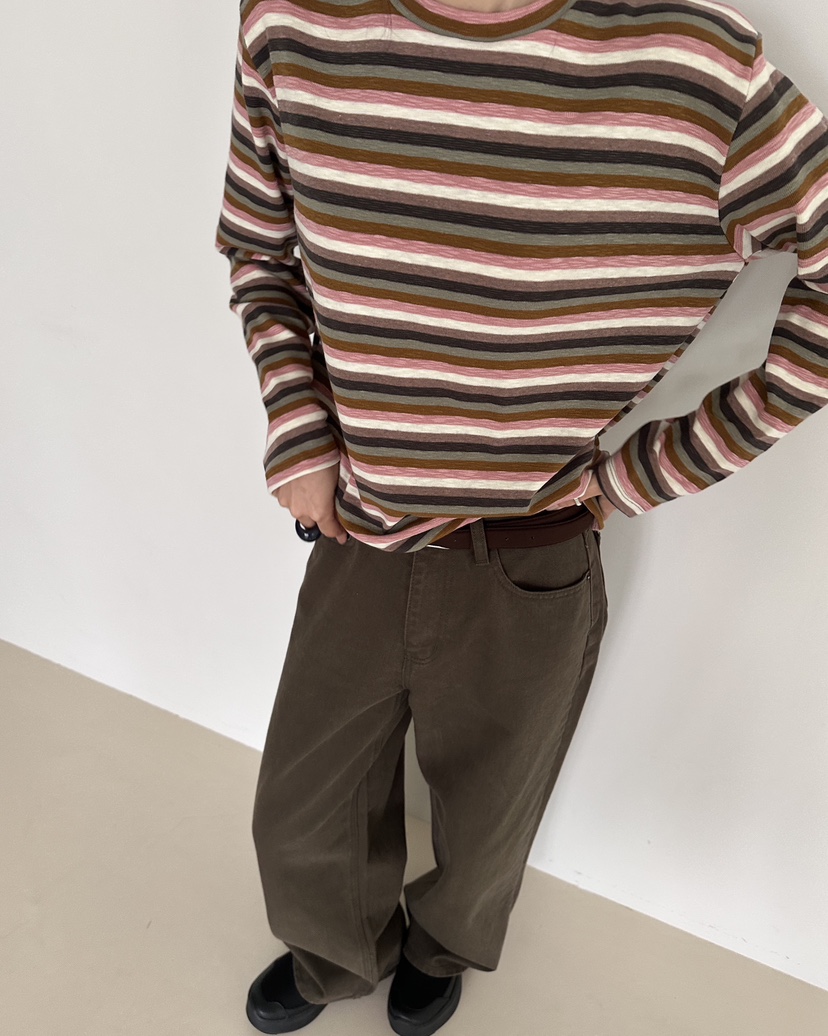 HOWDY/FACT THE NERD東大門代購女裝新款真品休閑褲不含腰帶HOWDY/FACT THE NERD休閑褲