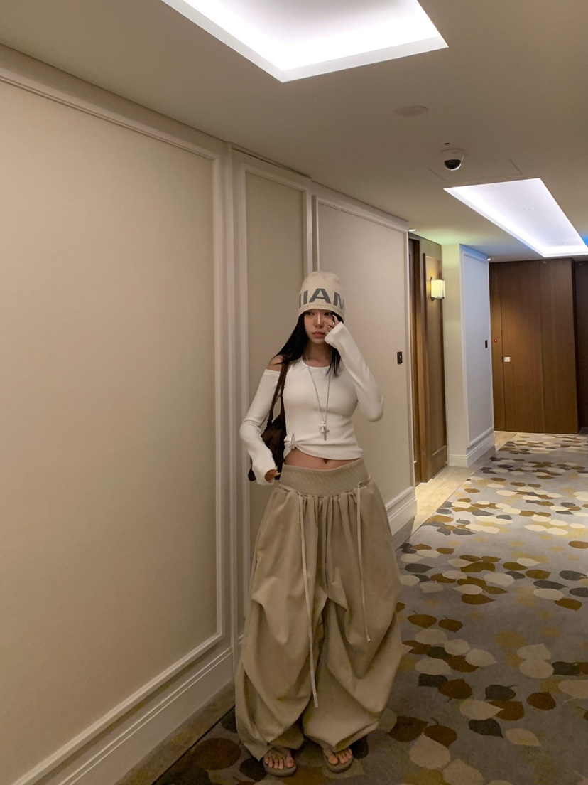 BADCALM東大門代購女裝新品人氣真品時尚休閑推薦熱賣休閑褲BADCALM休閑褲