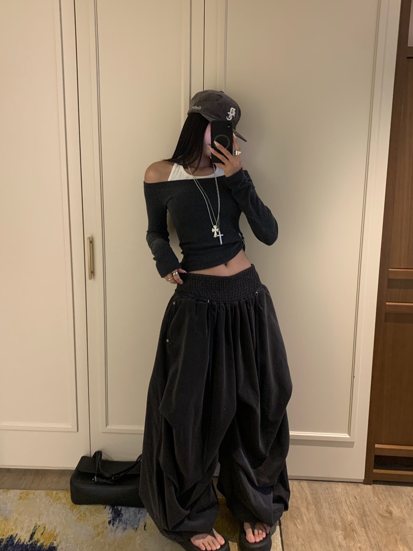 BADCALM東大門代購女裝新品人氣真品時尚休閑推薦熱賣休閑褲BADCALM休閑褲