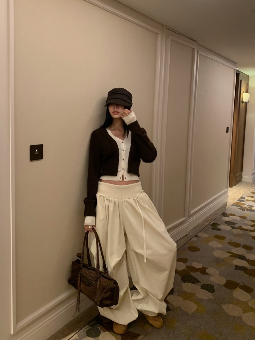 BADCALM東大門代購女裝新品人氣真品時尚休閑推薦熱賣休閑褲BADCALM休閑褲