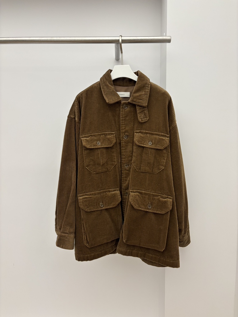 PEBBLE東大門代購女裝新品真品推薦休閑熱賣時尚夾克燈芯絨PEBBLE夾克圖色2