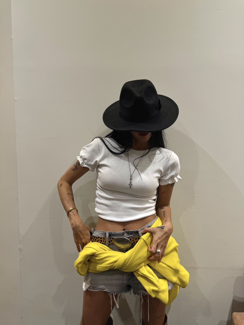 ABBEYLEE東大門實拍女士新品熱賣真品時尚休閑人氣T恤兩面穿ABBEYLEET恤